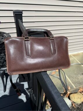 Coach Mahogany Slim Satchel